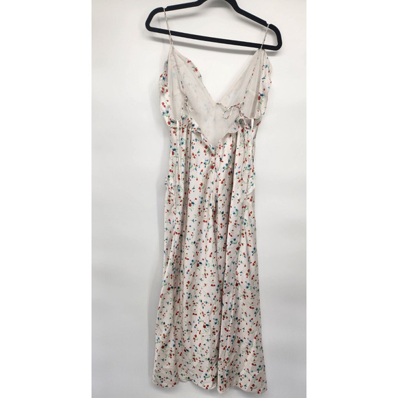 NWD Anthropologie Bardot Olea Sleeveless Ruffle Midi Dress Size 10 White #8H413 - Picture 6 of 12